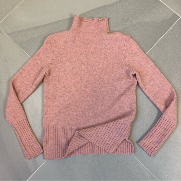 Madewell Sweater Mock Turtleneck Soft Pink Women's Size S Style F8882 - Picture 5 of 8